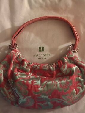 Kate Spade Brocade Handbag, With Dust Bag. Like New Conition.